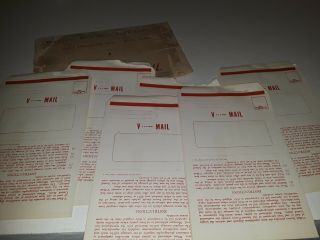 VTG WII WW2 Victory US Armed Forces 12 Mailers Ori.  Envelope Postagraph 3