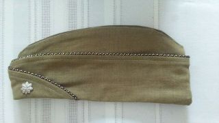 Ww Ii Us Army Waac Medical Lt.  Colonel Garrison Cap - Named With Serial Number