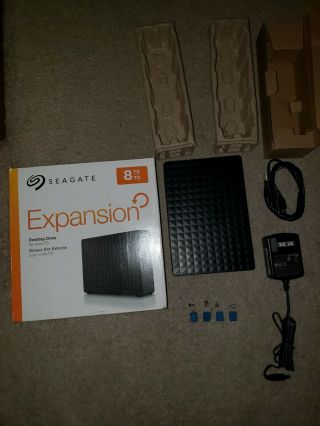 Seagate Expansion 8tb Enclosure Only (case,  Usb 3.  0,  Ac Adapter,  Etc.  No Drive)