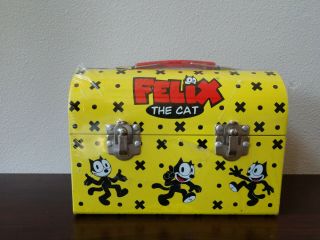 Felix The Cat Dometop Metal Lunchbox 1999 - Old Stock