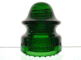 - Bright Emerald Green Mcalughlin - 20 Glass Signal Insulator