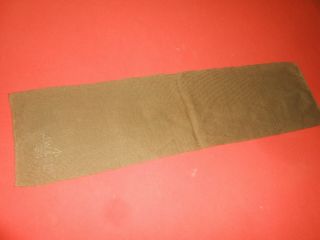 BRITISH ARMY : 1942 WWII COMMANDO WOOL CAP or SCARF COMFORTER.  brown 3