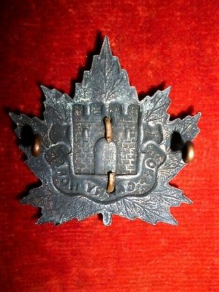 Canadian - The Fort Garry Horse Cap Badge,  WW2 Canada 2