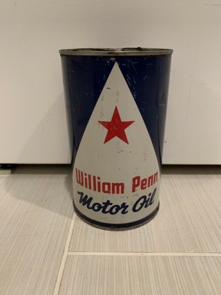 North Star William Penn Motor Oil Imperial Quart Can