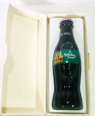 Holiday Inn Hotel 40th Anniversary Coca - Cola Bottle Coke Soda Pop