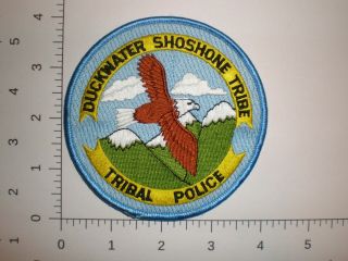 Nv Nevada Duckwater Shoshone Indian Tribe Native American Tribal Police Patch