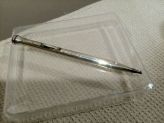 Vintage Eversharp Solid Silver Pencil London 1947 Also Marked Sterling
