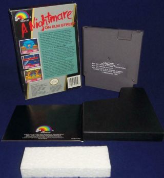 Vintage Nintendo NES A Nightmare On Elm Street Complete Game 2