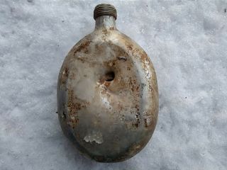 WW2 WWII German Water Canteen Battle Shooted 3