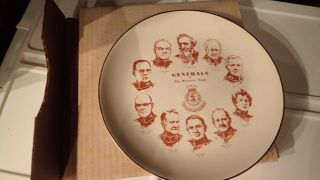 1970s Nos Generals Of The Salvation Army Plate William Booth Collector W/box