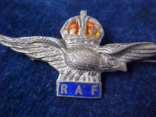 Orig WW2 RAF Sweetheart Albatros Wing Royal Air Force 