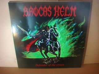 Brocas Helm ‎– Defender Of The Crown 2011 Black Vinyl
