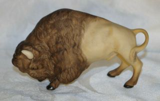 Buffalo/bison Figurine - Cybis Porcelain - Stamped & Signed