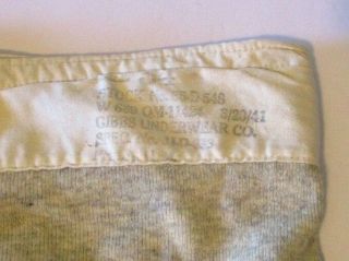WW2 Army Long John Bottoms Dated 1941 Unissued Size 34 3