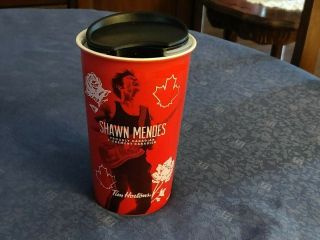 Shawn Mendes - Tim Hortons 10 Oz Ceramic Mug Red Limited Edition Ready To Ship