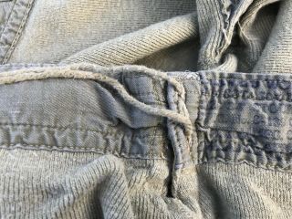 Vintage WWII WW2 1940 ' s US Army Men ' s Wool Knit Underwear Long Johns 2