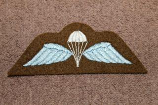 Ww2 Era British Army Airborne Wings Cloth Uniform Patch,