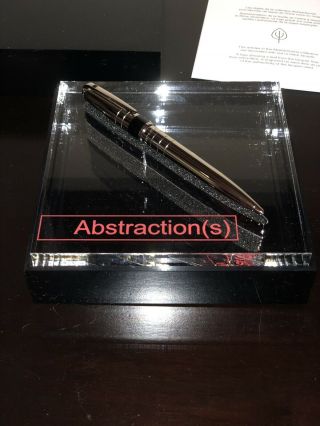 ST DUPONT ABSTRACTIONS Ballpoint PEN LIMITED EDITION 0385/2000 2