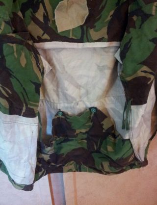 Vtg DPM Camo Camouflage Army Field Combat Smock Jacket.  Altered Hunting.  LOOK 2