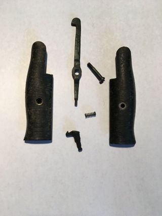 M1 Garand Grips And Receiver Parts[very Good Condition]