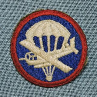 Wwii U.  S Army Airborne Paratrooper Glider Trooper Cap Patch