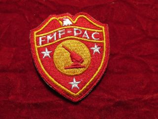 Usmc Marines Fleet Marine Force Pacific Antiaircraft Patch With Store Tag