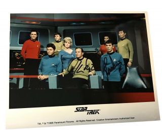Star Trek William Shatner - Kirk And Leonard Nimoy - Spock Signed Cast Photo