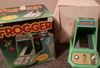 Vintage 1982 Coleco Sega Frogger Tabletop Arcade Game Complete