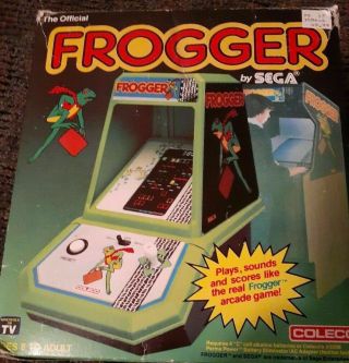 Vintage 1982 Coleco Sega FROGGER Tabletop Arcade Game COMPLETE 2