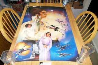 Star Wars Fan Club Princess Leia 24 " X 36 " Poster,  Le 3000 Cheryl Freundt Sparber