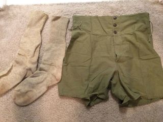 Ww2 Early Us Thick White And 1940s Dated Boxers