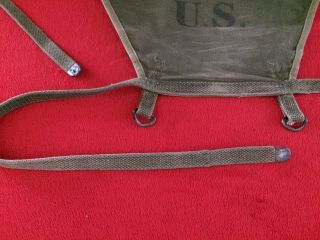 WW2 US Army Haversack M1928 Pack Tail Piece Carrier Diaper 2