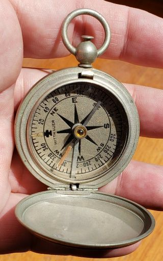 U.  S.  Military Compass Wittnauer WWII 2
