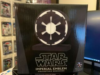 Star Wars Imperal Emblem Collectible Bookends Gentle Giant 282/1300
