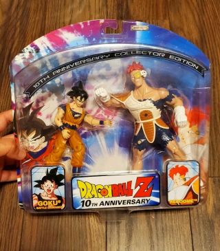 Dragon Ball Z 10th Anniversary Goku & Recoome 2 Pack Figure Jakks Irwin Dbz