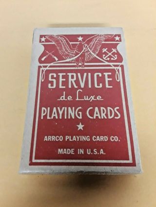 Deck Of Still Service Deluxe Playing Cards By Arrco Playing Card Co