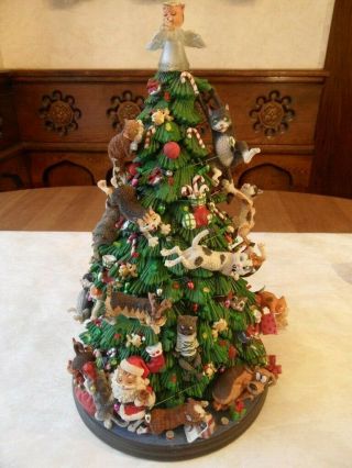 The Comical Cats Christmas Tree Danbury Gary Patterson Charming Lights