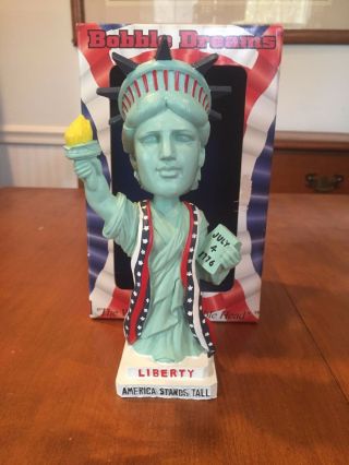 Statue Of Liberty Bobblehead Nib By Bobble Dreams American Heroes