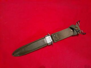 Us Wwii M3 Trench Knife Scabbard,  M8 Bm Co
