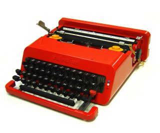 Olivetti Valentine Typewriter - Valentine Typewriter 1970s