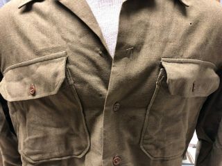 WW2 US Military Wool Uniform Shirt 2