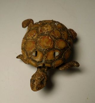 Vintage Tin Litho Penny Toy Turtle Germany 2