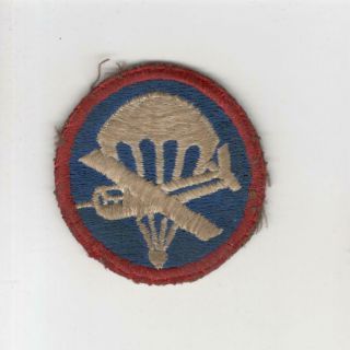 Off Uniform Ww 2 Us Army Paraglider Airborne Overseas Cap Patch Inv M835