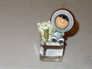 1980 Hallmark 1st Frosty Friends Series Christmas Ornament Missing 1 Book