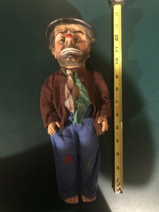 Vintage Emmett Kelly Willie The Clown Rare Old Doll By Baby Barry Toy