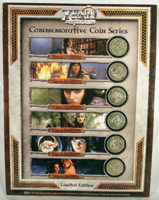 Xena Warrior Princess Limited Edition Complete Commemorative Coin Set