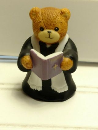 Vintage - 1986 - Enesco - Lucy And Me Bear - Priest With Prayer Book - Fu