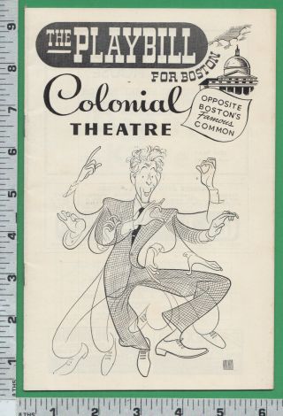 B990 Playbill Colonial Theatre Boston Danny Kaye,  Imogene Coca,  Naragansett Beer