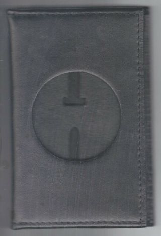 Us Marshal Circle - Star Cut - Out Wallet To Hold Dual Id Cards (badge Not)