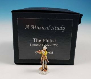 Olszewski The Flutist Miniature Bronze Figurine Limited Edition A Musical Study